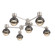 Hub & Spoke - Cabochon - Round - 6pc (1289|SMB0093-H6-BS-A-L3-GP)