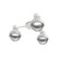 Hub & Spoke - Cabochon - 3pc (1289|SMB0093-H3-WI-C-L3-WM)