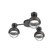 Hub & Spoke - Cabochon - 3pc (1289|SMB0093-H3-MB-C-L3-GP)