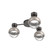 Hub & Spoke - Cabochon - 3pc (1289|SMB0093-H3-GP-C-L3-BS)