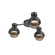 Hub & Spoke - Cabochon - 3pc (1289|SMB0093-H3-GP-B-L1-MB)