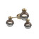 Hub & Spoke - Cabochon - 3pc (1289|SMB0093-H3-GB-S-L3-BB)