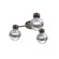 Hub & Spoke - Cabochon - 3pc (1289|SMB0093-H3-FB-C-L3-CS)