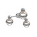 Hub & Spoke - Cabochon - 3pc (1289|SMB0093-H3-CS-C-L3-BS)