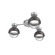 Hub & Spoke - Cabochon - 3pc (1289|SMB0093-H3-CS-C-L1-GP)