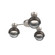 Hub & Spoke - Cabochon - 3pc (1289|SMB0093-H3-BS-S-L3-FB)