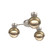 Hub & Spoke - Cabochon - 3pc (1289|SMB0093-H3-BS-A-L1-GB)