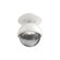 Single Glass Sconce & Flush Mount - Cabochon (1289|SMB0093-01-WI-S-L1-MS)