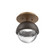 Single Glass Sconce & Flush Mount - Cabochon (1289|SMB0093-01-NB-C-L3-FB)