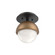 Single Glass Sconce & Flush Mount - Cabochon (1289|SMB0093-01-MB-WL-L3-NB)