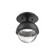 Single Glass Sconce & Flush Mount - Cabochon (1289|SMB0093-01-MB-C-L1-MS)