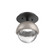 Single Glass Sconce & Flush Mount - Cabochon (1289|SMB0093-01-MB-C-L1-BS)