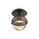Single Glass Sconce & Flush Mount - Cabochon (1289|SMB0093-01-MB-A-L3-BB)