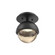 Single Glass Sconce & Flush Mount - Cabochon (1289|SMB0093-01-MB-A-L1-MS)