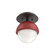 Single Glass Sconce & Flush Mount - Cabochon (1289|SMB0093-01-GP-WL-L3-RE)