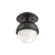 Single Glass Sconce & Flush Mount - Cabochon (1289|SMB0093-01-GP-WL-L3-MB)