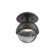 Single Glass Sconce & Flush Mount - Cabochon (1289|SMB0093-01-GP-S-L1-FB)
