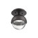 Single Glass Sconce & Flush Mount - Cabochon (1289|SMB0093-01-GP-C-L1-MS)
