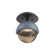 Single Glass Sconce & Flush Mount - Cabochon (1289|SMB0093-01-GP-B-L1-BU)