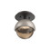 Single Glass Sconce & Flush Mount - Cabochon (1289|SMB0093-01-GP-B-L1-BS)