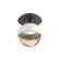 Single Glass Sconce & Flush Mount - Cabochon (1289|SMB0093-01-GP-A-L1-WI)