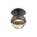 Single Glass Sconce & Flush Mount - Cabochon (1289|SMB0093-01-GP-A-L1-BB)