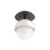 Single Glass Sconce & Flush Mount - Cabochon (1289|SMB0093-01-FB-WL-L3-WI)