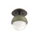 Single Glass Sconce & Flush Mount - Cabochon (1289|SMB0093-01-FB-WL-L3-GE)