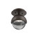 Single Glass Sconce & Flush Mount - Cabochon (1289|SMB0093-01-FB-S-L3-MS)