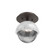 Single Glass Sconce & Flush Mount - Cabochon (1289|SMB0093-01-FB-S-L1-WM)