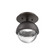 Single Glass Sconce & Flush Mount - Cabochon (1289|SMB0093-01-FB-C-L3-GP)
