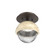 Single Glass Sconce & Flush Mount - Cabochon (1289|SMB0093-01-FB-C-L1-TR)