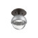 Single Glass Sconce & Flush Mount - Cabochon (1289|SMB0093-01-FB-C-L1-CS)