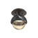 Single Glass Sconce & Flush Mount - Cabochon (1289|SMB0093-01-FB-A-L1-BM)