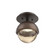 Single Glass Sconce & Flush Mount - Cabochon (1289|SMB0093-01-FB-A-L1-BB)