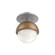 Single Glass Sconce & Flush Mount - Cabochon (1289|SMB0093-01-CS-WL-L3-NB)