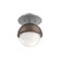 Single Glass Sconce & Flush Mount - Cabochon (1289|SMB0093-01-CS-WL-L3-BB)