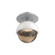 Single Glass Sconce & Flush Mount - Cabochon (1289|SMB0093-01-CS-B-L1-WI)