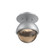 Single Glass Sconce & Flush Mount - Cabochon (1289|SMB0093-01-CS-B-L1-MS)