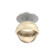 Single Glass Sconce & Flush Mount - Cabochon (1289|SMB0093-01-CS-A-L1-TR)