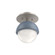 Single Glass Sconce & Flush Mount - Cabochon (1289|SMB0093-01-BS-WL-L3-BU)