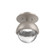 Single Glass Sconce & Flush Mount - Cabochon (1289|SMB0093-01-BS-C-L1-MS)