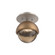 Single Glass Sconce & Flush Mount - Cabochon (1289|SMB0093-01-BS-B-L3-NB)