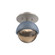 Single Glass Sconce & Flush Mount - Cabochon (1289|SMB0093-01-BS-B-L3-BU)