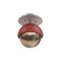 Single Glass Sconce & Flush Mount - Cabochon (1289|SMB0093-01-BS-B-L1-RE)