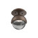 Single Glass Sconce & Flush Mount - Cabochon (1289|SMB0093-01-BB-S-L1-MS)