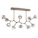 Cabochon Linear Suspension Light Billiard Light Burnished Bronze (1289|PLB0093-BC-BB-C-001-L3-BS)