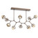 Cabochon Linear Suspension Light Billiard Light Burnished Bronze (1289|PLB0093-BC-BB-A-001-L3-BS)