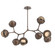 Cabochon Linear Suspension Light Billiard Light Burnished Bronze (1289|PLB0093-BB-BB-B-001-L1-MS)