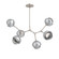 Cabochon Linear Suspension Light Billiard Light Beige Silver (1289|PLB0093-BA-BS-S-001-L1-CS)